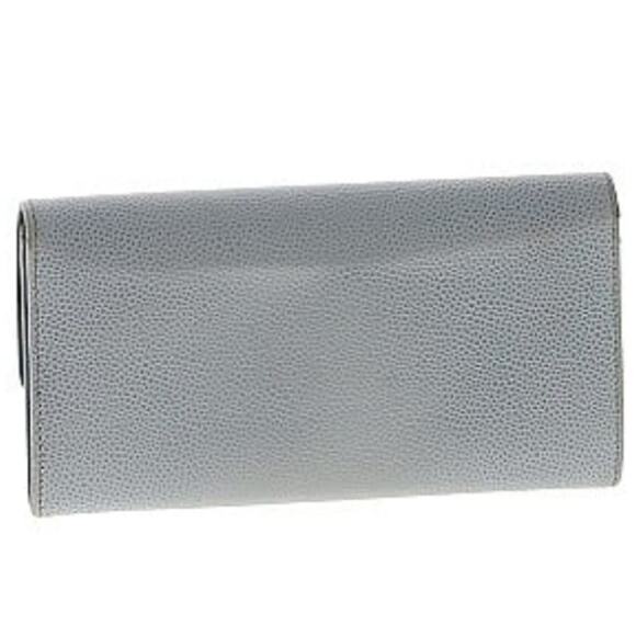 Chanel Powder Blue Logo Caviar Leather  Long Wallet - Picture 3 of 14